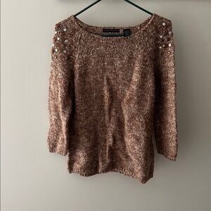 Preswick & Moore Brown Knit Sweater